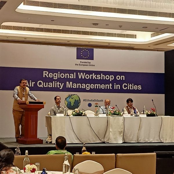Dr. S. N. Tripathi at the Regional Workshop on Air Quality Management in Cities